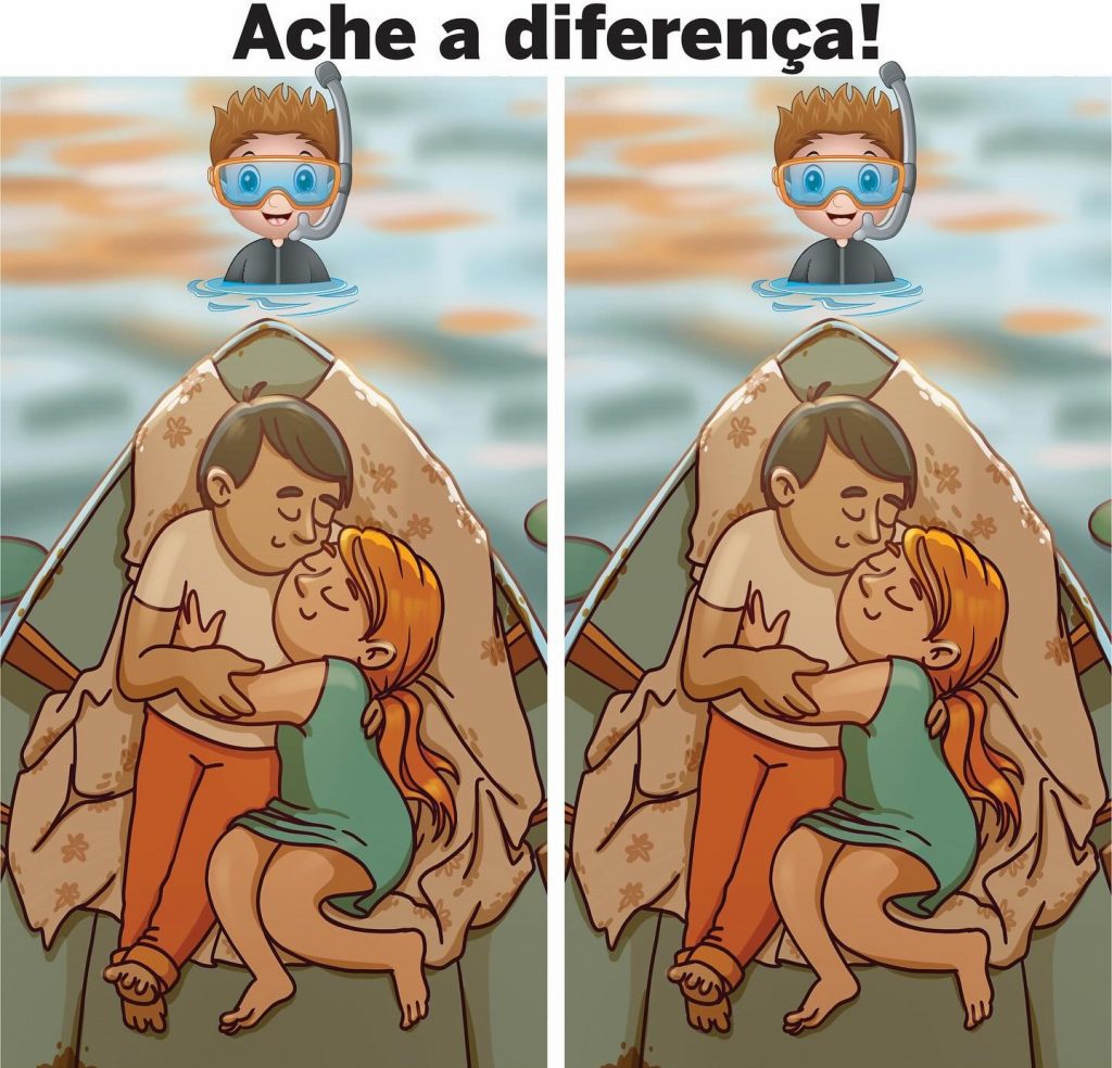 Ache a Diferença: O Casal no Barco