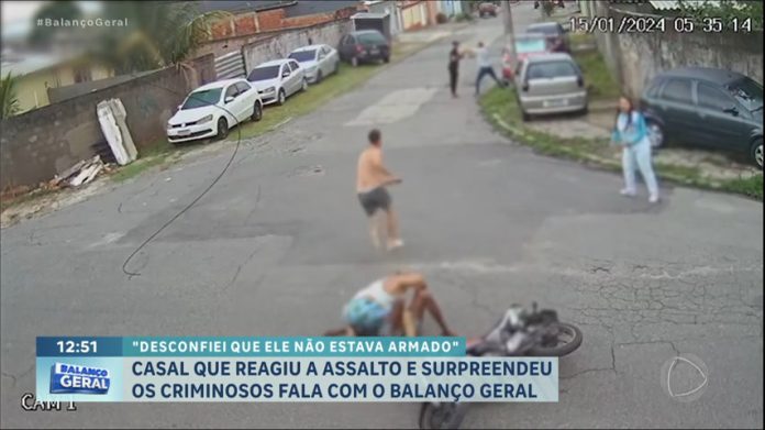 Casal que reagiu a assalto no Rio de Janeiro fala com Balanço Geral - RecordTV