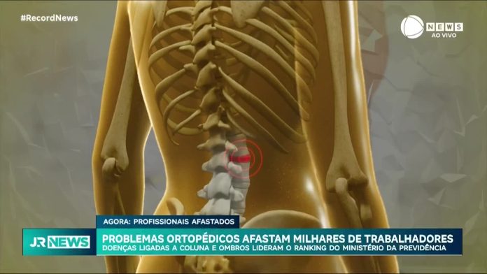 Doenças ligadas a coluna e ombros lideram ranking de afastamentos por problemas ortopédicos - Notícias