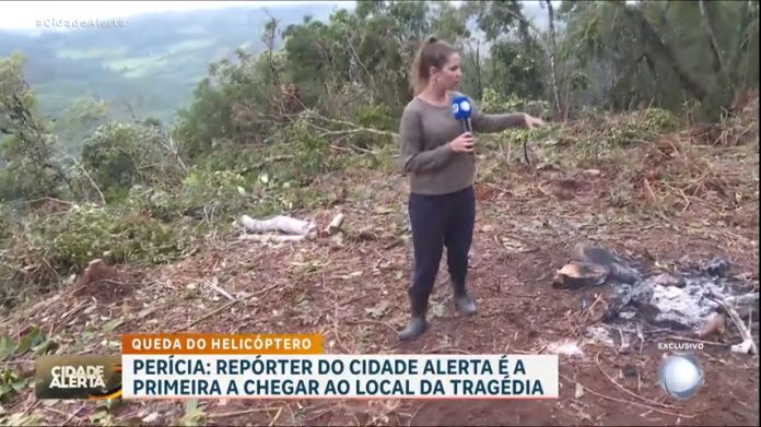 Exclusivo: Cidade Alerta mostra detalhes do local onde helicóptero caiu em Paraibuna (SP) - RecordTV