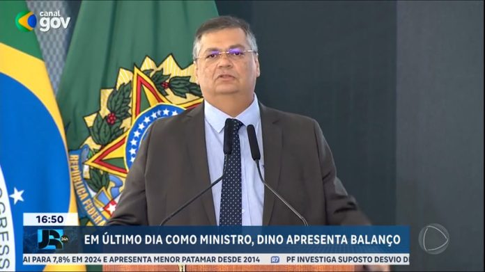 Flávio Dino apresenta balanço da segurança pública em último dia como ministro - JR 24H