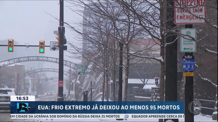 Frio extremo nos EUA começa a perder força - JR 24H