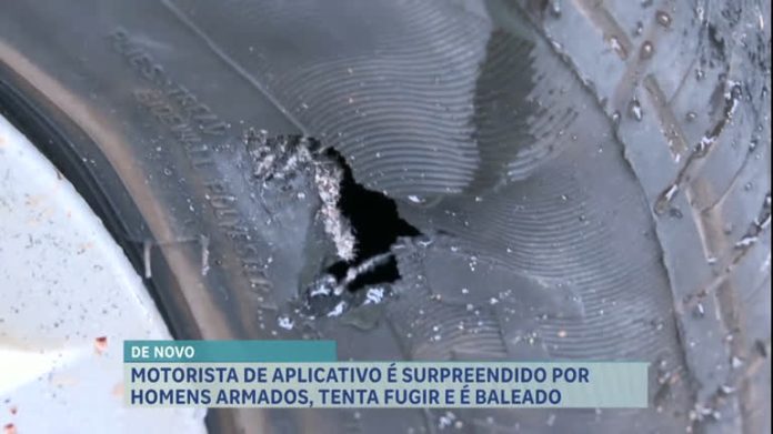 Motorista de aplicativo é baleado por passageiros durante corrida em BH