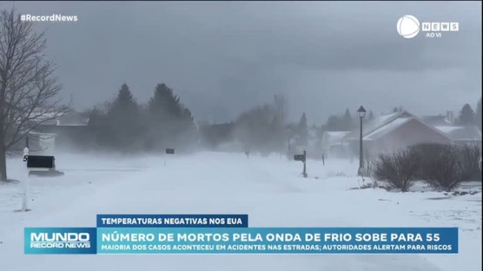 Nevasca mortal: sobe para 55 o número de mortos pela onda de frio nos Estados Unidos - Notícias