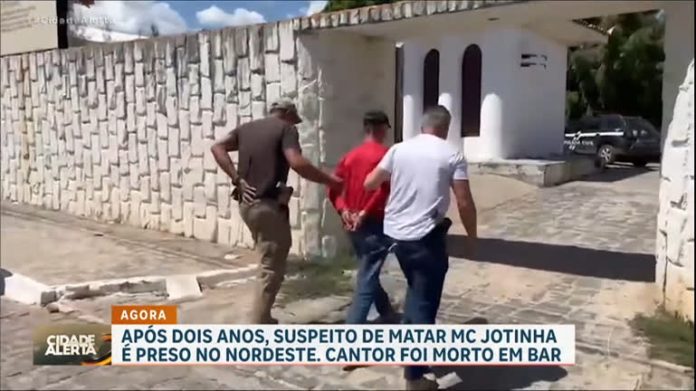 Suspeito de matar MC Jotinha em 2021 é preso na Paraíba - RecordTV