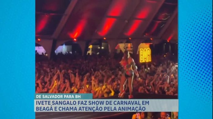 A Hora da Venenosa: cantora Ivete Sangalo encerra Carnaval em BH, em festa privada