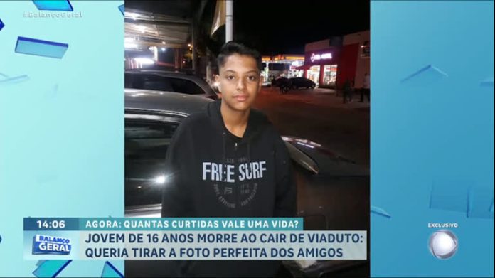 Adolescente morre após cair de viaduto enquanto tirava foto com amigos - RecordTV