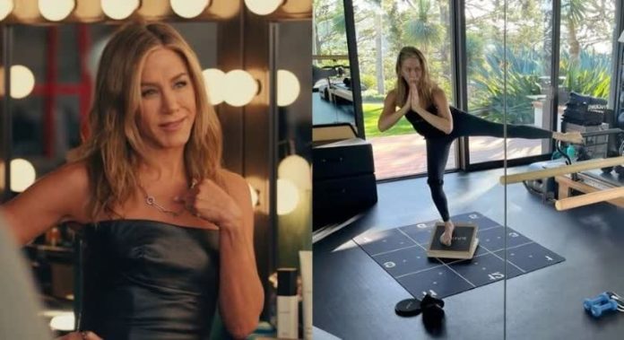 Aos 55 anos, Jennifer Aniston mostra disposição para treinar - Prisma