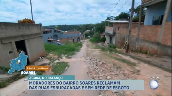 Bairro a Bairro: moradores reclamam de ruas esburacadas e falta saneamento em MG