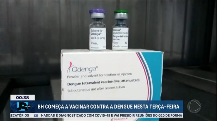 Belo Horizonte (MG) começa a vacinação contra a dengue nesta terça (27) - JR 24H