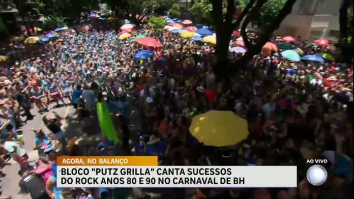 Bloco carnavalesco Putz Grilla leva o rock para a folia de Belo Horizonte