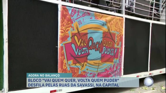 Bloco de rua Vai Quem Quer, Volta Quem Puder anima final da folia em BH