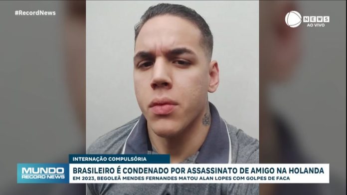 Brasileiro é condenado por matar amigo a facadas durante surto psicótico na Holanda - Notícias