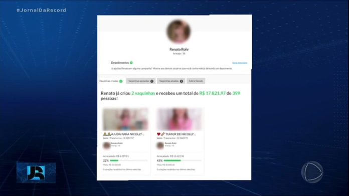 Casal que teria usado foto de criança com câncer para fraude é investigado no RJ - Notícias