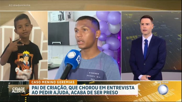 Caso Geremias: pai de criação do menino, que chorou em entrevista, é preso - RecordTV