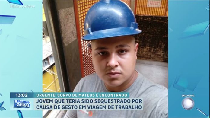 Caso Mateus: jovem é encontrado morto após suposto sequestro em viagem a trabalho - RecordTV