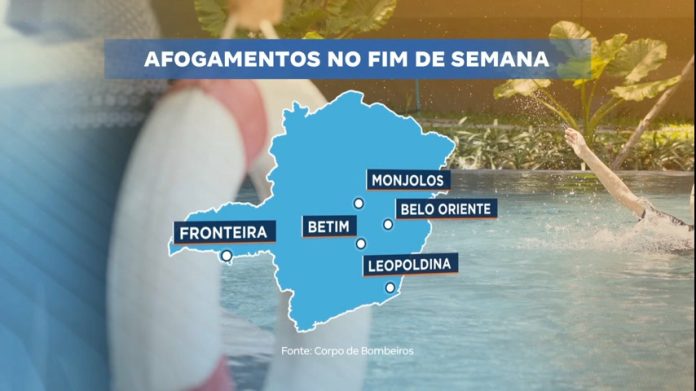 Cinco pessoas morrem afogadas durante fim de semana de Carnaval em MG