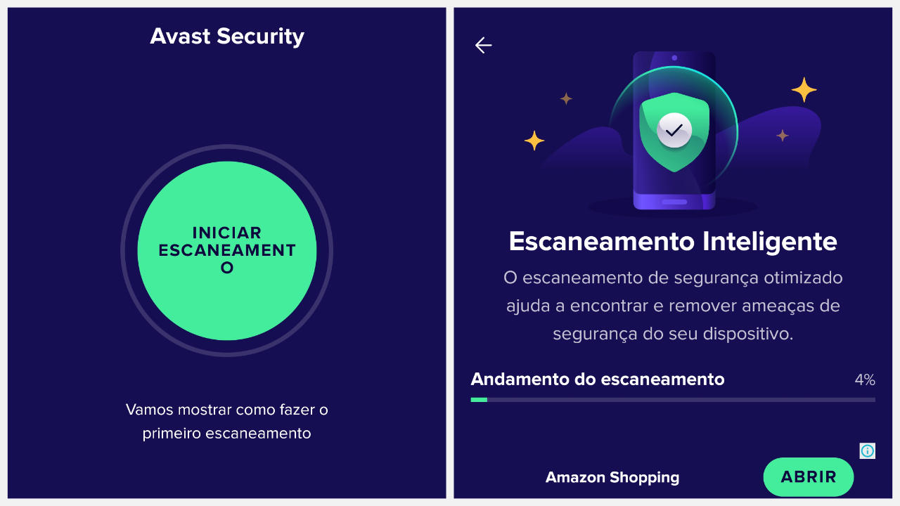 Verificar se celular tem vírus com Avast