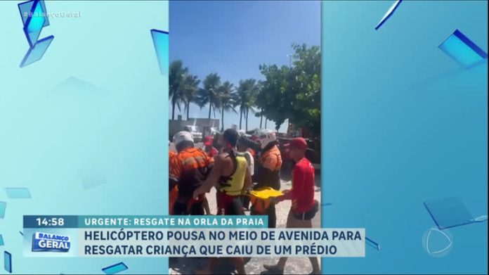 Criança de 2 anos cai do 3º andar de prédio no Rio - RecordTV