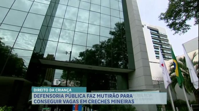 Defensoria Pública de MG realiza campanha para abertura de vagas em creches do estado