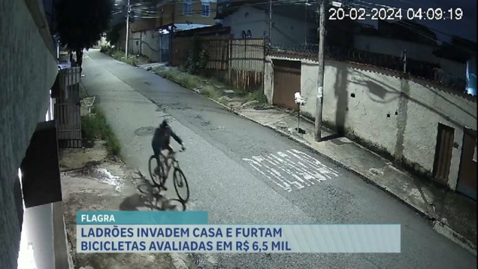 Duas bicicletas avaliadas em R$ 6,5 mil são furtadas de casa em BH