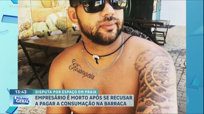 Empresário é morto após se recusar a pagar consumação de barraca na praia - RecordTV