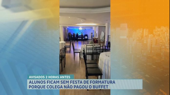 Estudante é suspeita de não pagar buffet de formatura e deixar colegas sem festa em BH