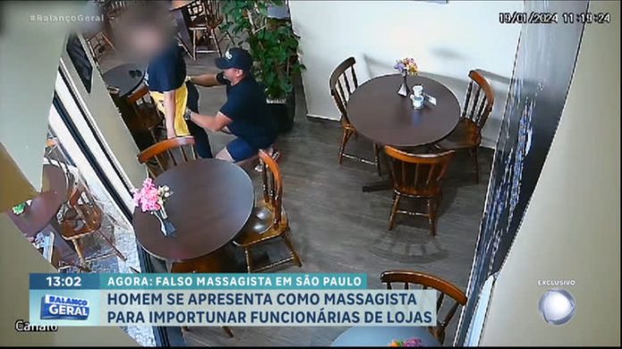 Falso massagista é preso por passar a mão em mulheres no litoral paulista - RecordTV