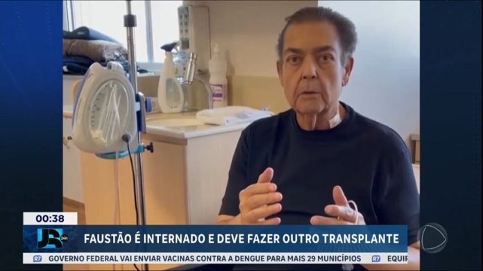 Faustão é internado novamente e deve fazer novo transplante - JR 24H