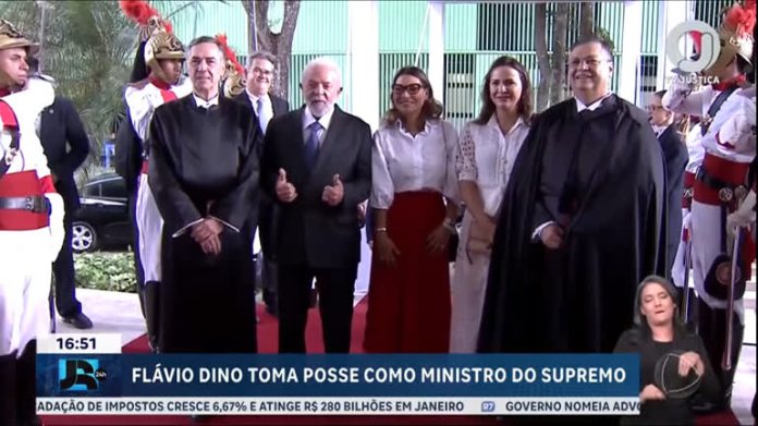 Flávio Dino toma posse como ministro do Supremo Tribunal Federal nesta quinta (22) - JR 24H