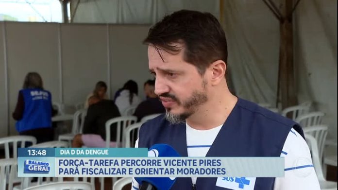 Força-tarefa percorre Vicente Pires (DF) para fiscalizar e orientar moradores no combate à dengue - Brasília