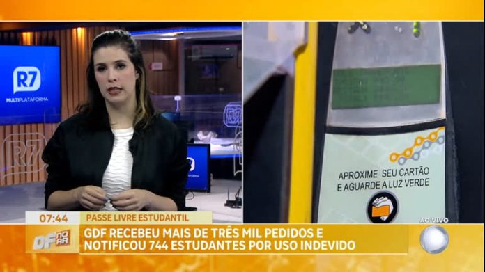 GDF recebeu mais de 3 mil pedidos de passe estudantil e notificou 744 alunos por uso indevido - Brasília