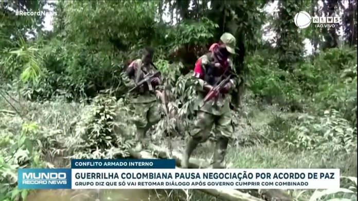 Guerrilha colombiana pausa negociações de paz e diz que presidente não cumpriu acordo - Notícias