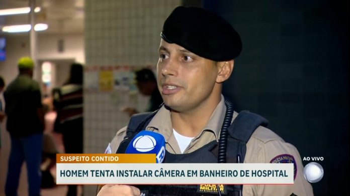 Homem é preso após funcionária encontrar câmera em banheiro do Hospital Risoleta Neves, em BH