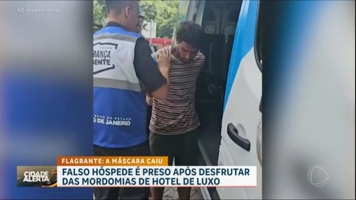 Homem é preso após se passar por hóspede de hotel de luxo no Rio de Janeiro - RecordTV