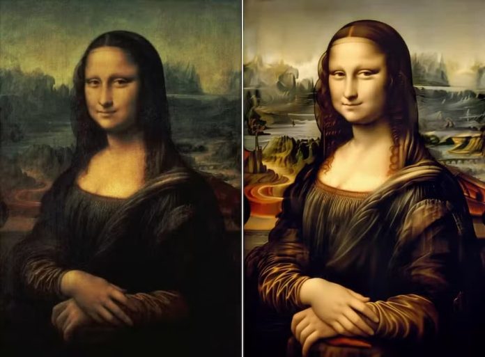 IA restaura imagem de 'Mona Lisa' e revela detalhes que o tempo escondeu