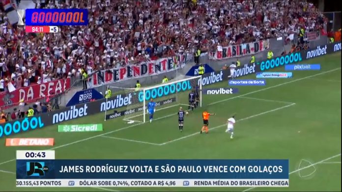 James Rodríguez retorna e marca na vitória do São Paulo sobre a Inter de Limeira - JR 24H