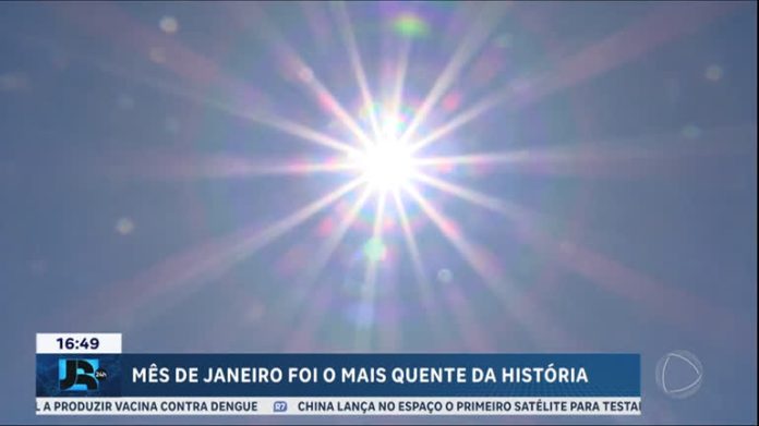 Janeiro foi o mês mais quente já registrado na história - JR 24H