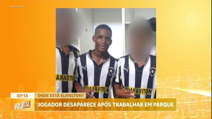 Jogador desaparece após trabalhar em parque da zona norte do Rio - Rio de Janeiro