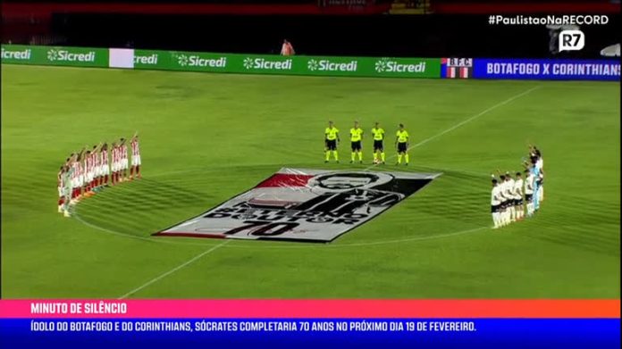 Jogadores de Botafogo e Corinthians fazem homenagem a Sócrates - Conteúdo Digital