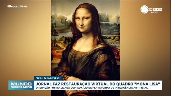 Jornal britânico restaura 'Mona Lisa' com ajuda de inteligência artificial; veja como ficou - Notícias