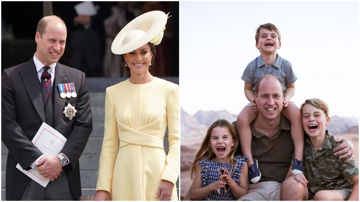 William e Kate Middleton com os filhos - Foto: Reprodução / Instagram