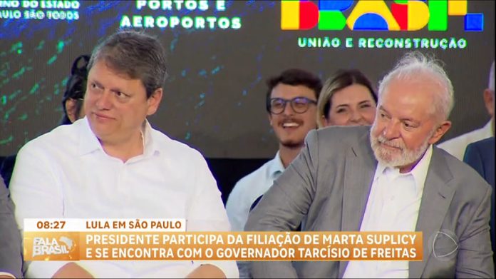 Lula encontra Tarcísio e anuncia parceria para construir túnel entre Santos e Guarujá - RecordTV