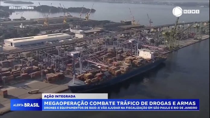 Megaoperação contra o tráfico de drogas entra em ação em portos de São Paulo e do Rio - Notícias