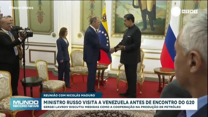 Ministro russo visita Venezuela e se encontra com Maduro, antes de reunião com líderes do G20 - Notícias