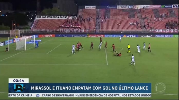 Mirassol e Ituano empatam com gol no último lance - JR 24H