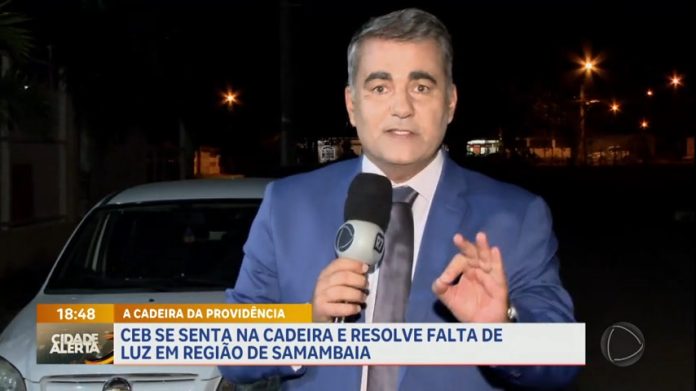 Moradores denunciam falta de iluminação pública em quadra de Samambaia - Brasília