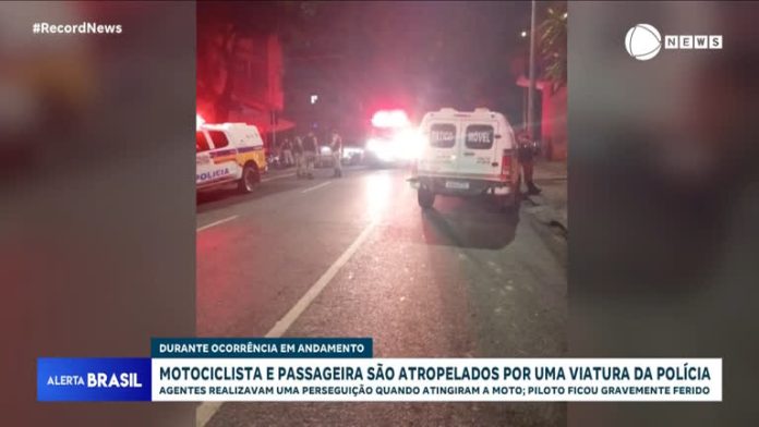 Motociclista atingido por viatura em Belo Horizonte pode ter que amputar a perna