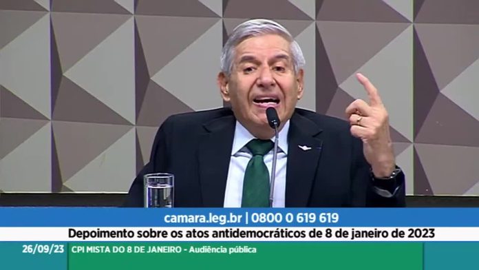 Na CPMI do 8/1, Augusto Heleno afirmou que jamais procurou a Abin para tratar de política - Notícias