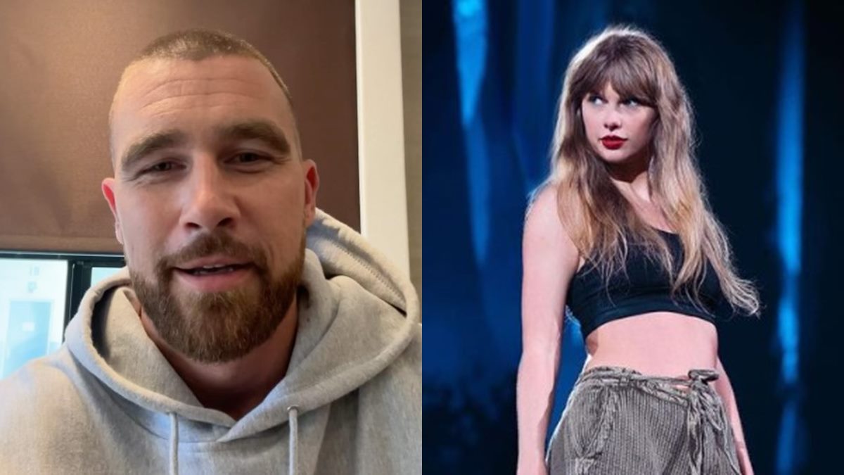 Travis Kelce e Taylor Swift - Foto: Reprodução / Instagram @killatrav @taylorswift